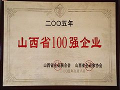 2005年山西省100強企業